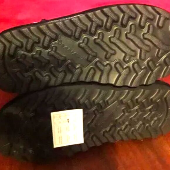 BNIB BearPaw Elle Tall Sheepskin Winter Boots Black Girls Children Kids 13 - Picture 5 of 5